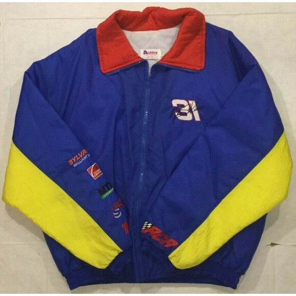 Vintage Mike Skinner #31 Lowes Nascar Racing Signed Autograph Mens Sz XXL Jacket - Picture 1 of 6